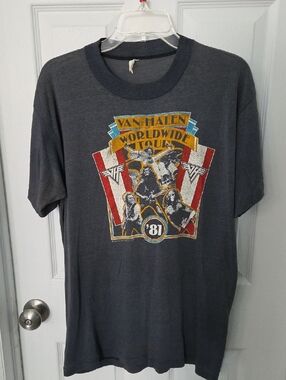 Van Halen '81 Worldwide Tour Graphic Tee Single Stitch